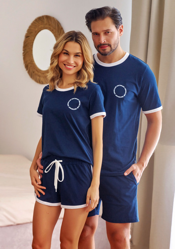 PMB.7218 Piżama Męska Doctor Nap - navy blue