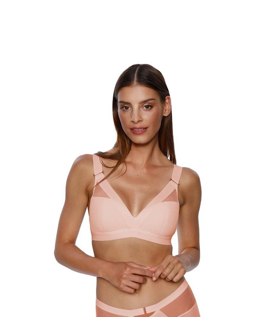 Biustonosz Sportowy Lara WB-748 Kinga różowy