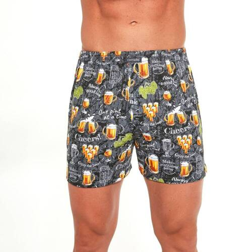 Bokserki męskie 001/146 011/146 Classic Cornette grafitowy