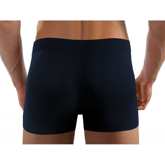 Bezszwowe bokserki męskie BM07 Solar Sesto Senso - granatowy