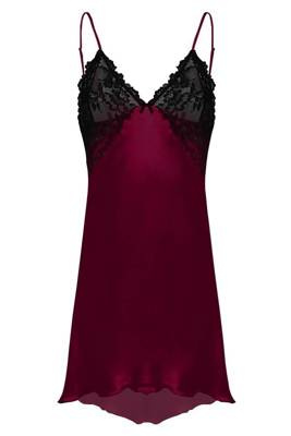 Halka satynowa Evelyn DKaren - bordo