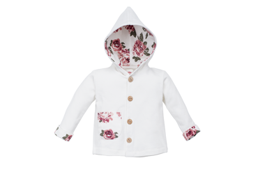 Bluza dresowa "ROSES"  Makoma ecru