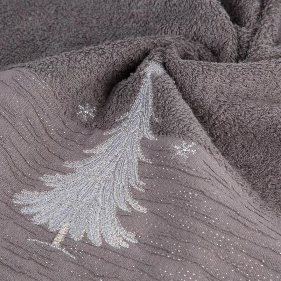 Ręcznik świąteczny choinka Joy 1 Eurofirany stalowy