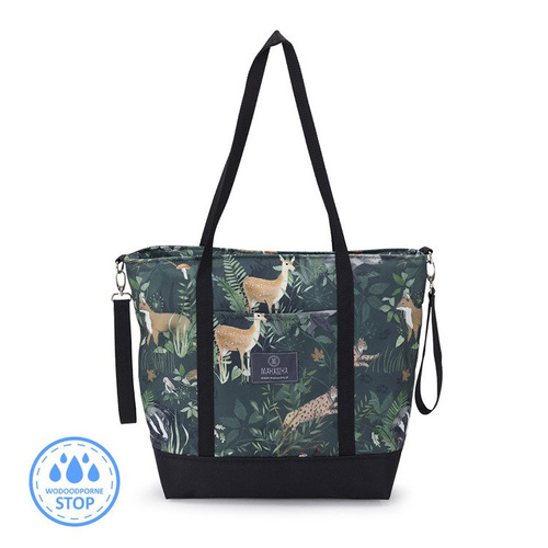 Shopper Bag Woodland torebka Green - Makaszka