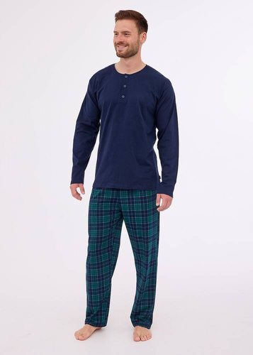 Piżama męska 458/266 Owen Cornette granatowy