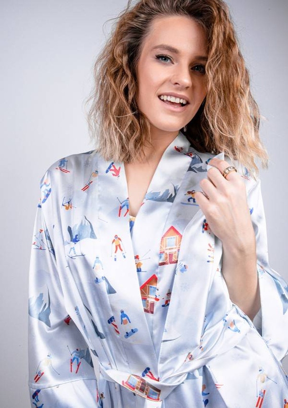 Podomka damska DKaren DK-P - błękit 015