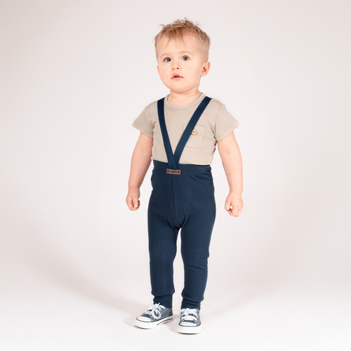 215018 Eddy Spodnie na szelkach Nicol