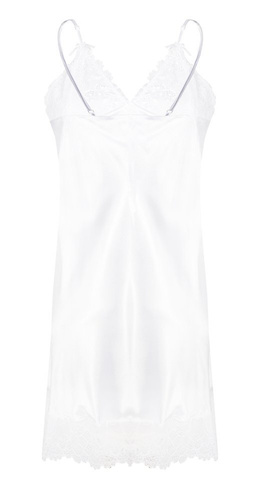 Karmen Halka satynowa koszulka damska DKaren - biała