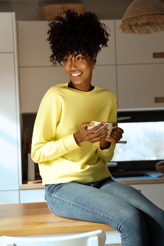 Bluza dresowa Wenezja Dkaren - żółty