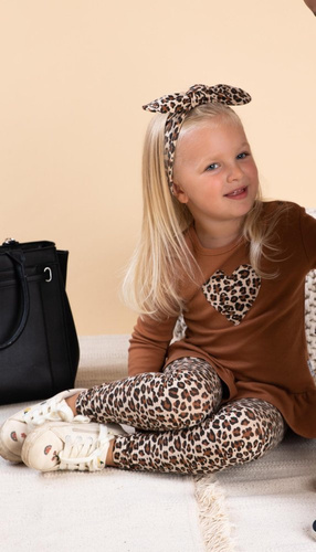 171138 Mia Bluzka z długim rękawem Nicol - jasny brązowy