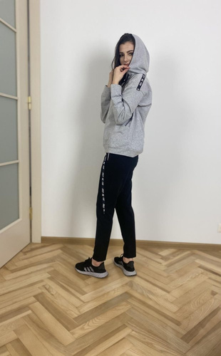 Komplet dresowy 496 Just Forex - jasny melanż