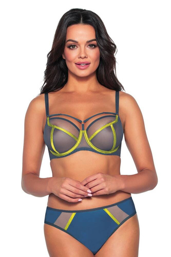 Miękki Biustonosz Maxi 1923/1 Ava - grafitowy