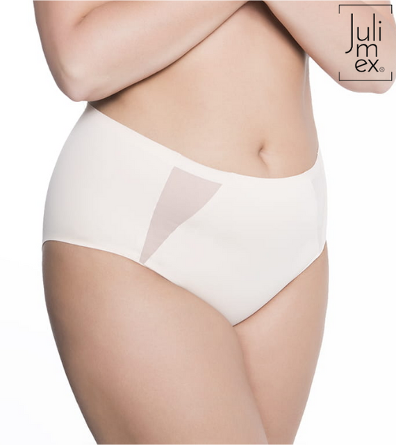 Pearl Panty Figi damskie Julimex - beżowe