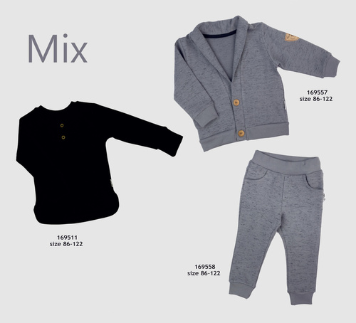 169511 Mix Bluzka z długim rękawem Nicol - czarny