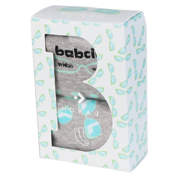 Skarpety damskie w ozdobnym pudełku CSLB450-003/2 Moraj - mix kolorów