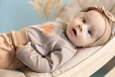 Opaska Wooden Pony Pinokio - brąz druk