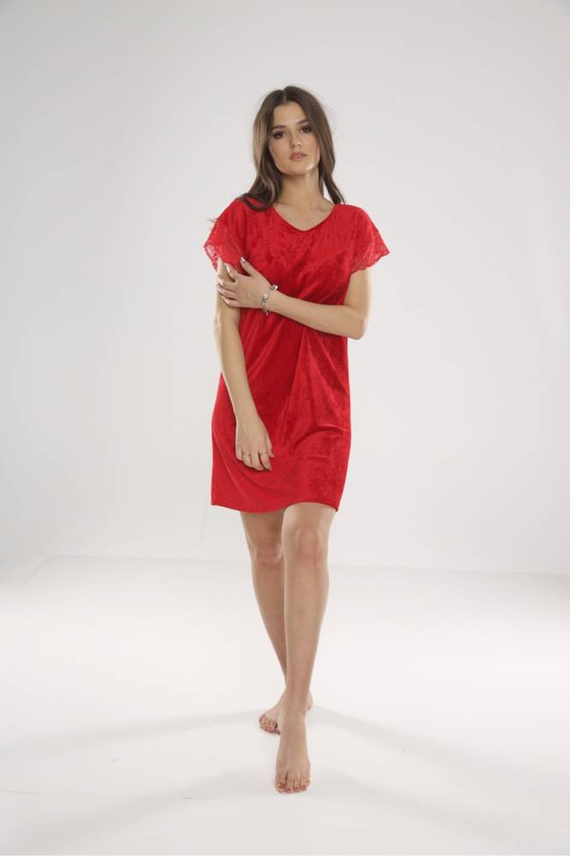 Koszula nocna 630 Milagros Forex - czerwony