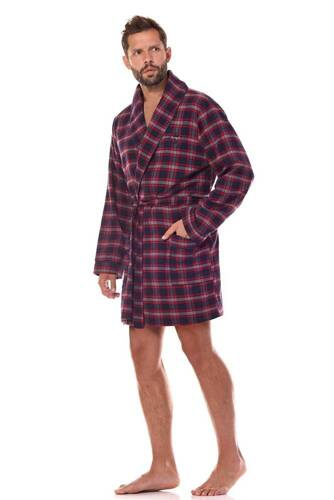 Szlafrok Męski 2470 Master L&L - granatowa