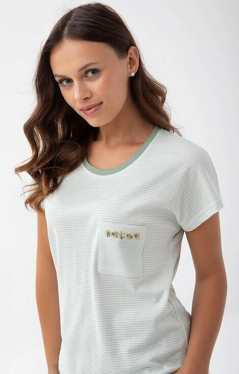 Piżama Damska 323 Luna -zielony