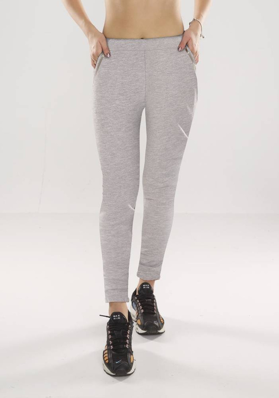 Spodnie dresowe 621 Artu Forex - jasny melanż