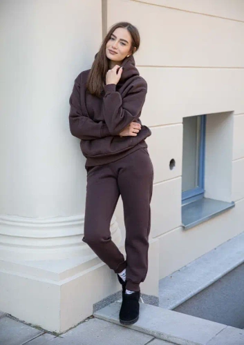 Komplet dresowy Randi Dkaren - czekoladowy