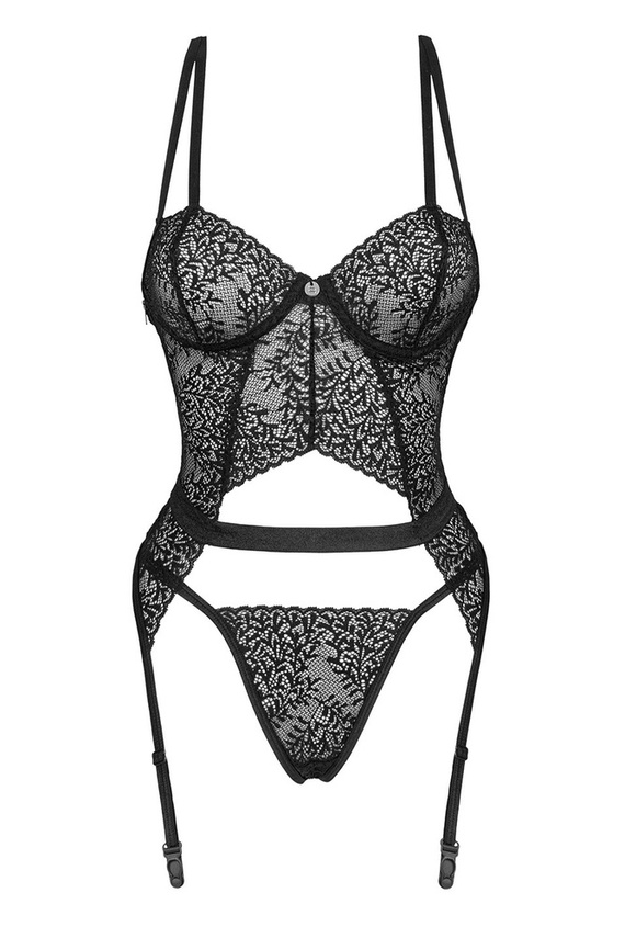 Yaskana Сorset Gorset Obsessive -czarny