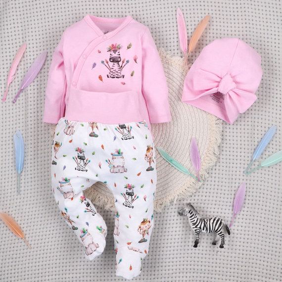 Półśpiochy niemowlęce Happy Animals Nini z bawełny organicznej – ekologiczne, bezpieczne, komfortowe