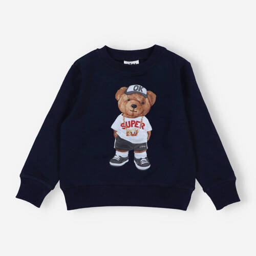 Bluza dresowa dla chłopca AST-0010/GRA Nini granatowy