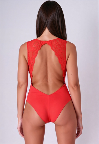 Body damskie Evalie Red Passion czerwone – kobieca elegancja i zmysłowość
