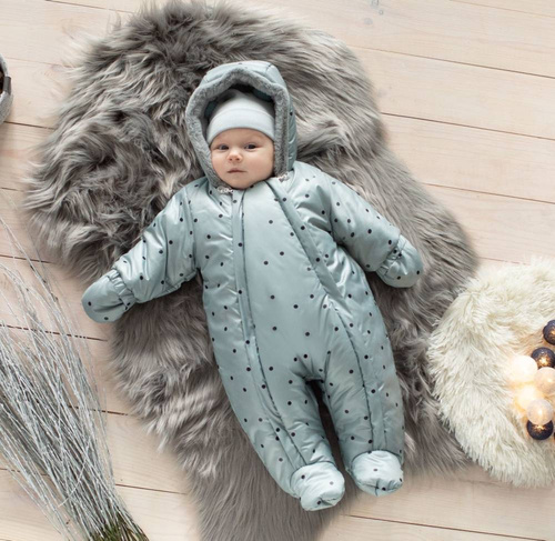 Kombinezon zimowy dla niemowląt Winter Pinokio - miętowy