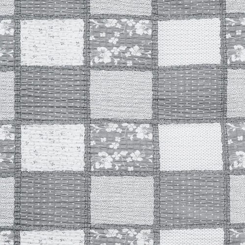 Pościel z kory Paczłork wzór 167 Karo szary 