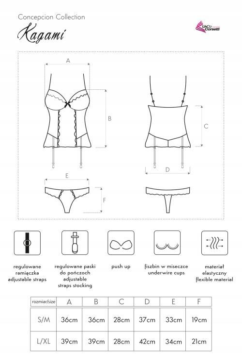 Komplet Kagami LC 90205 LivCo Corsetti Fashion