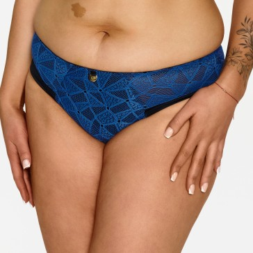 Lupoline 2602 – figi damskie w kolorze niebieskim, komfortowe i stylowe