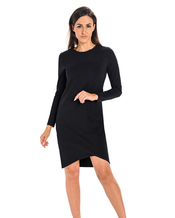 Sukienka asymetryczna Isabella Teyli - czarny