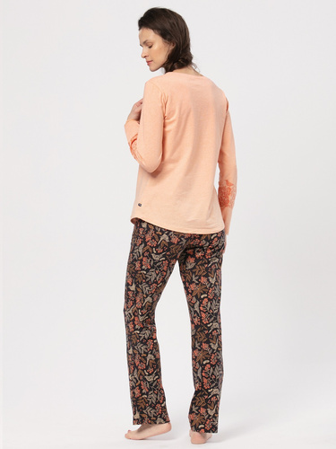 Piżama Damska LNS 785 Key - łososiowa