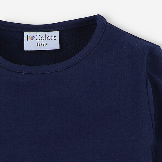 Bluza dresowa I love Colors - granatowy