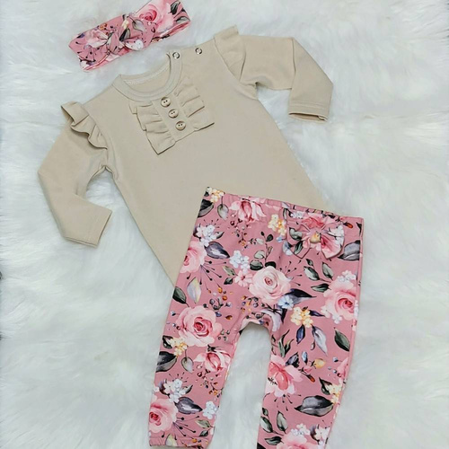 Body z długim rękawem Renia Bambarillo beżowy 