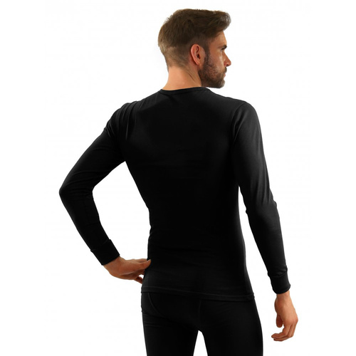 123 Koszulka z długim rękawem Sesto Senso- czarny 