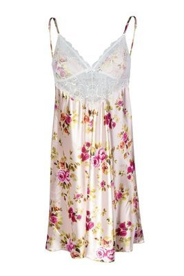 Halka satynowa Flowers  DKaren - DK-HA 04 ecru