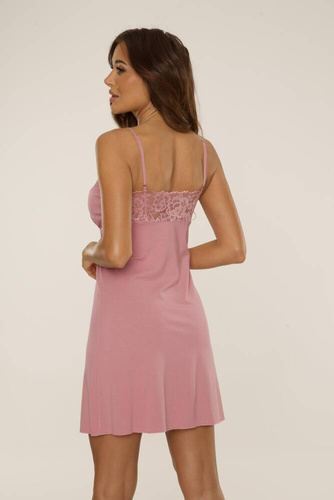 Koszula nocna 639 Noela Forex - brudny róż