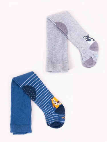 Rajstopy do raczkowania art.RA 25  mix kolor-chłopczyk