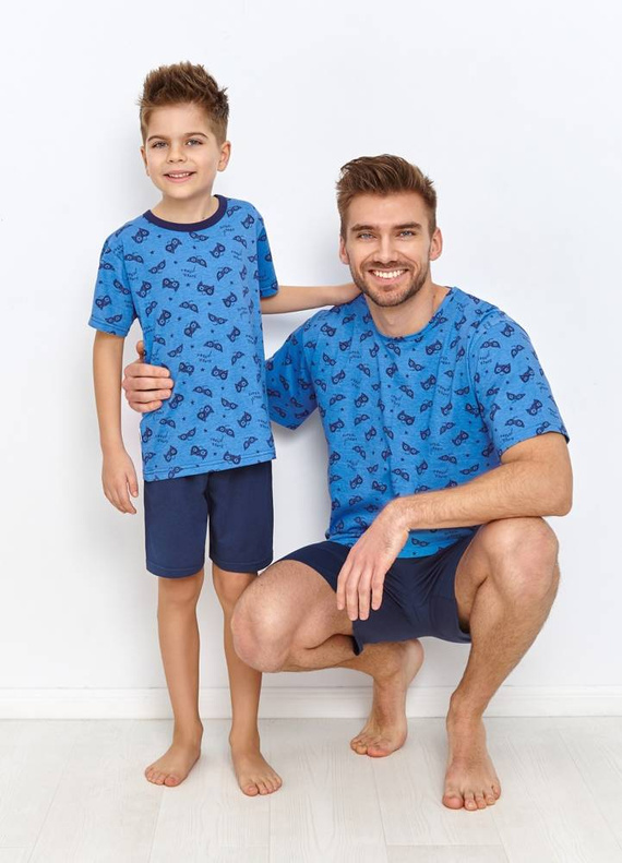 Piżama dla chłopca 2945/2946/2951 William Taro niebieski