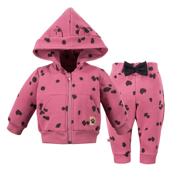 Komplet dresowy Dogs & Spots Eevi -jagodowy