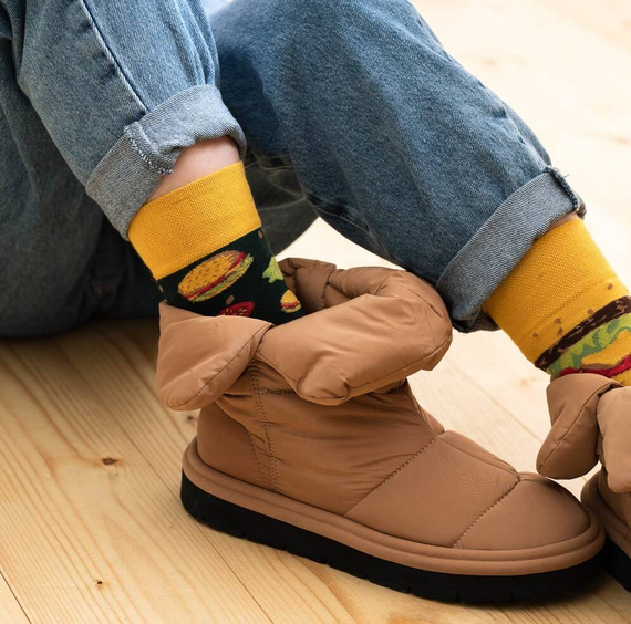 079 Nie Do Pary Skarpety Męskie More - czarny 057