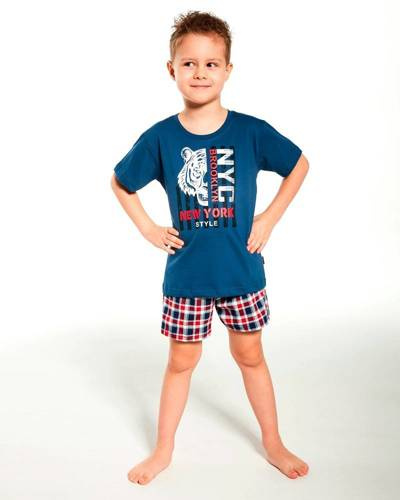 Piżama chłopięca  281/108 , 282/108 Tiger Cornette jeans