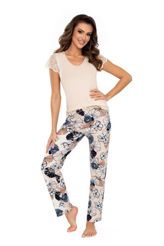 Piżama Damska Sofia Donna - light beige