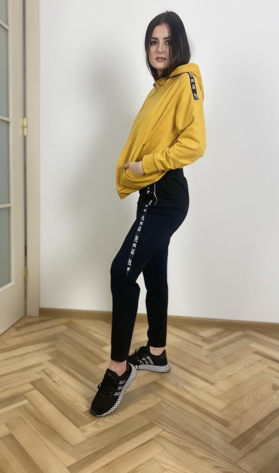 Komplet dresowy 496 Just Forex - miodowy