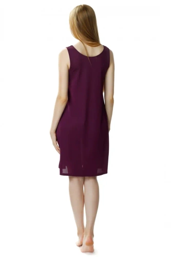 Koszula nocna damska Mewa 86385 Aurora Mewa bakłażanowy