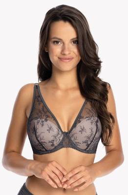 Jenny Biustonosz Push-up BS 1032 Gaia - grafitowy
