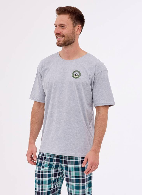 Piżama męska 134/268 Explore 2 Cornette szary